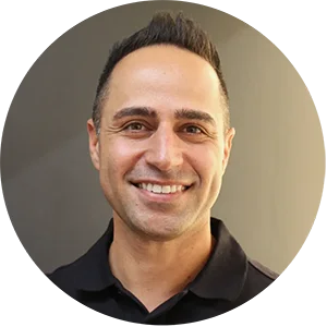 Professional portrait of Dr. Khaef, an experienced and compassionate dentist at Pure Cypress Dentist.